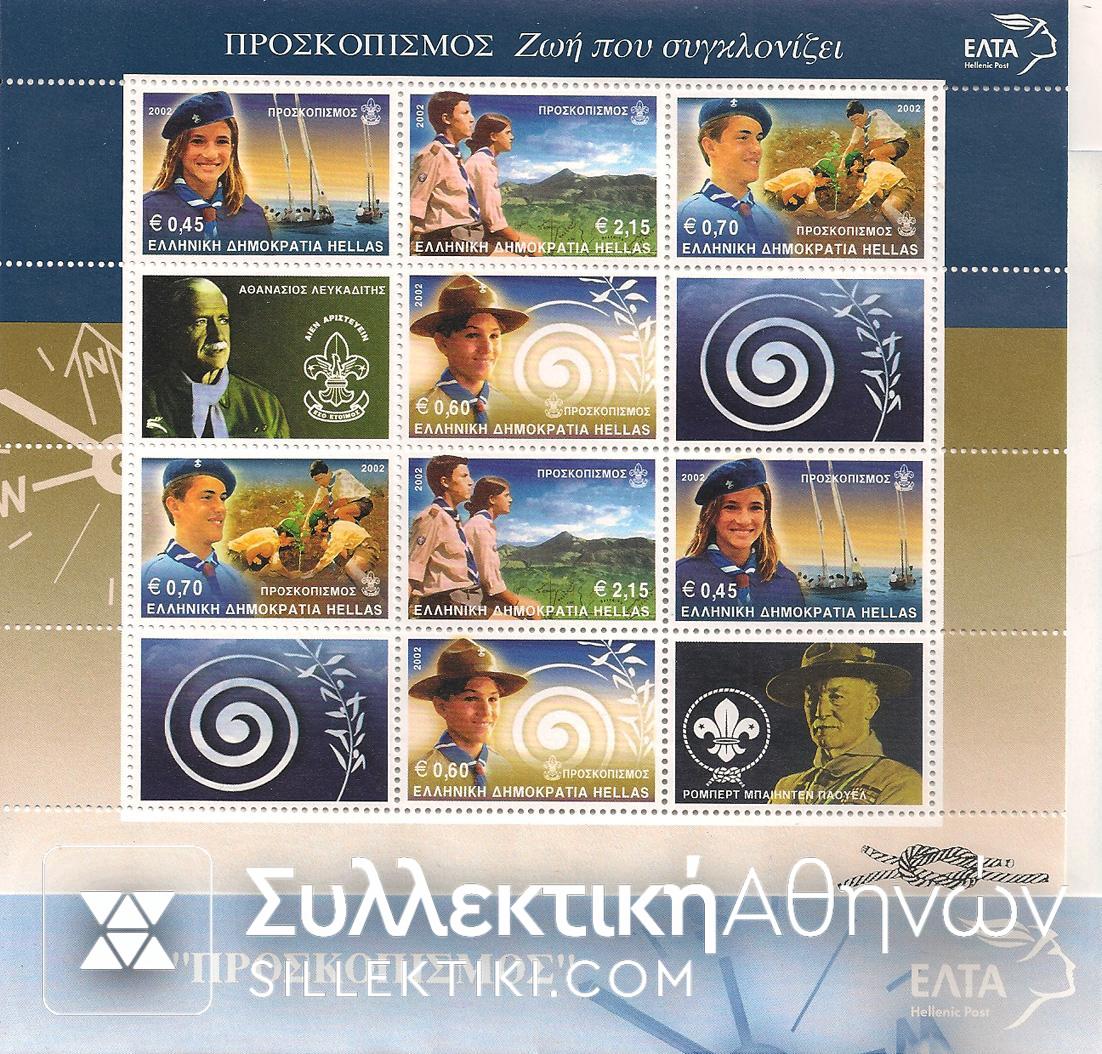 Vl. 2145 - 2148 Sheetlet of 2 sets 2002 **